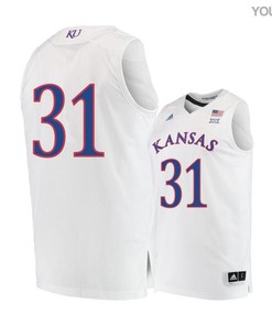 Jamari Traylor 31 Kansas Jayhawks Basketball Youth Jersey - White