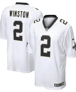 Jameis Winston 2 New Orleans Saints Game Player Jersey - White