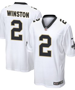Jameis Winston 2 New Orleans Saints Men Game Jersey - White
