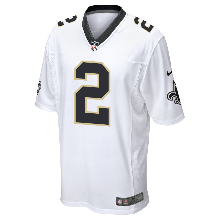 Jameis Winston 2 New Orleans Saints Men Game Jersey - White