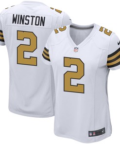 Jameis Winston 2 New Orleans Saints Women Alternate Game Jersey - White