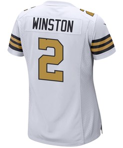 Jameis Winston 2 New Orleans Saints Women Alternate Game Jersey - White