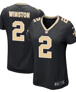 Jameis Winston 2 New Orleans Saints Women Game Jersey - Black