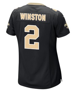 Jameis Winston 2 New Orleans Saints Women Game Jersey - Black