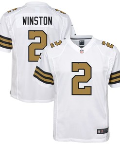 Jameis Winston 2 New Orleans Saints Youth Alternate Game Jersey - White