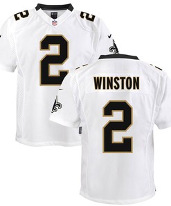 Jameis Winston 2 New Orleans Saints Youth Game Jersey - White