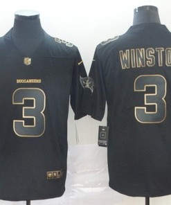 Jameis Winston #3 Tampa Bay Buccaneers Nfl Explosion Legendary Gold Black Jersey