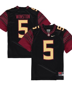 Jameis Winston Florida State Seminoles Alumni Game Jersey - Black Ncaa