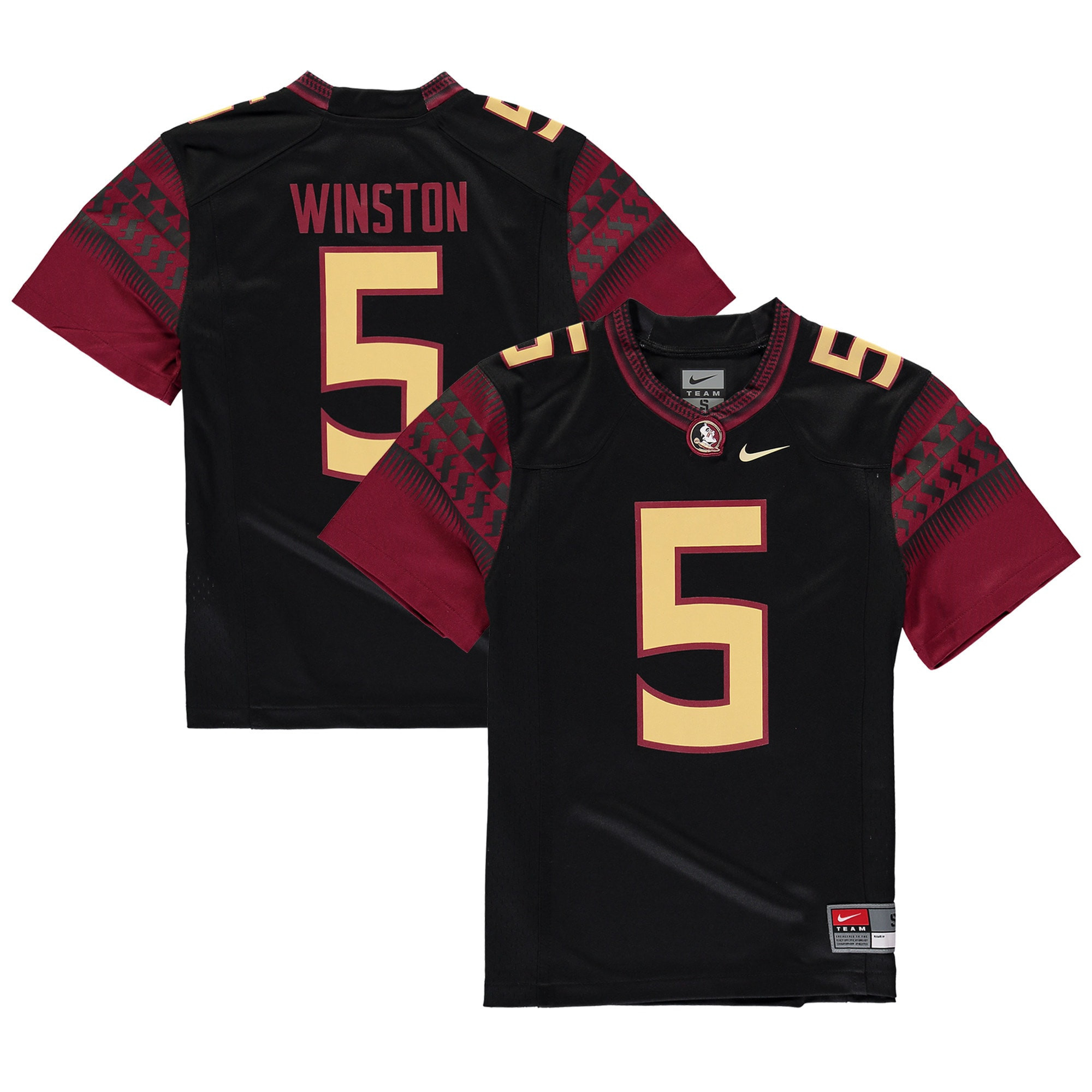 Jameis Winston Florida State Seminoles Alumni Game Jersey Black Ncaa