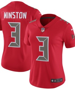 Jameis Winston Tampa Bay Buccaneers Womens Finished Color Rush Limited Jersey - Red Nfl