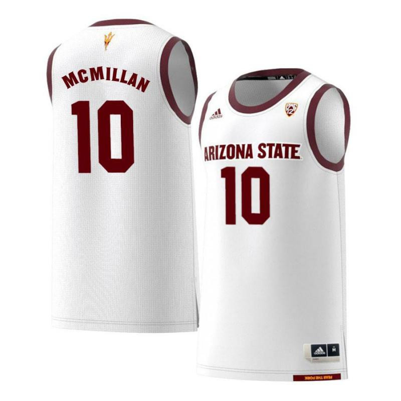 Jamelle McMillan 10 Arizona State Sun Devils Retro Basketball Men Jersey - White