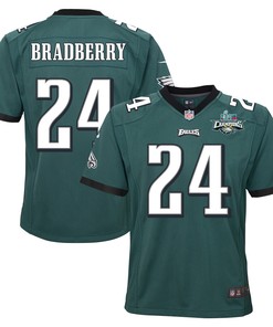 James Bradberry 24 Philadelphia Eagles Super Bowl LVII Champions 2 Stars 2 Stars Youth Game Jersey - Black