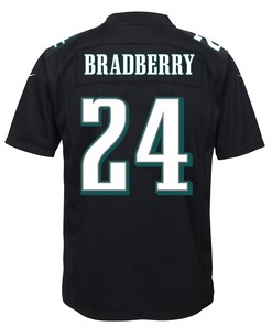 James Bradberry 24 Philadelphia Eagles Super Bowl LVII Champions 2 Stars Youth Game Jersey - Black