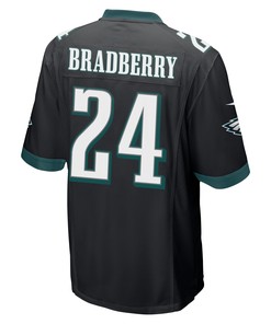 James Bradberry 24 Philadelphia Eagles Super Bowl LVII Champions Men Game Jersey - Black