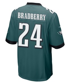 James Bradberry 24 Philadelphia Eagles Super Bowl LVII Champions Men Game Jersey - Midnight Green