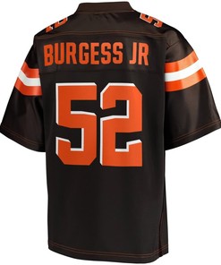 James Burgess Cleveland Browns Nfl Pro Line Team Color Player Jersey - Brown