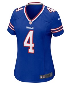 James Cook 4 Buffalo Bills Women's Game Player Jersey - Royal