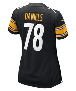 James Daniels Pittsburgh Steelers Women's Game Player Jersey - Black