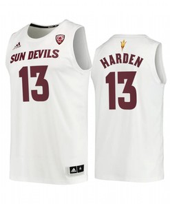 James Harden 13 Arizona State Sun Devils Alumni Uniform Jersey College Basketball White