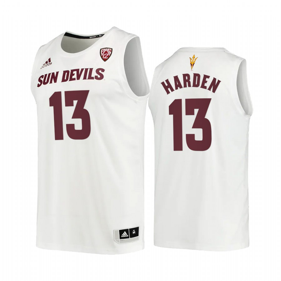 James Harden 13 Arizona State Sun Devils Alumni Uniform Jersey College Basketball White