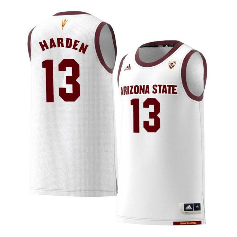 James Harden 13 Arizona State Sun Devils Retro Basketball Men Jersey - White