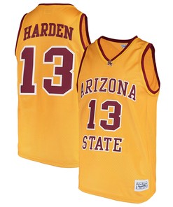 James Harden Arizona State Sun Devils Original Retro Brand Alumni Basketball Jersey - Gold Ncaa