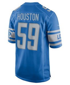 James Houston 59 Detroit Lions Player Game Jersey - Blue