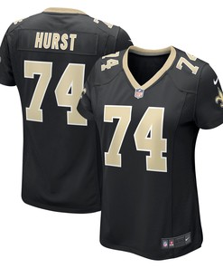 James Hurst New Orleans Saints Womens Game Jersey - Black Nfl