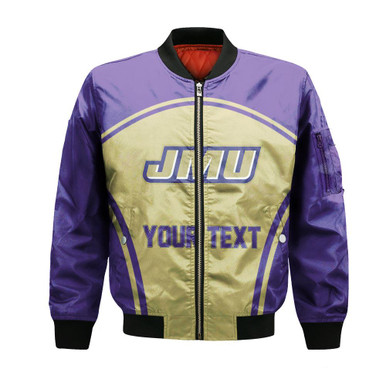 James Madison Dukes Bomber Curve Style Sport- NCAA