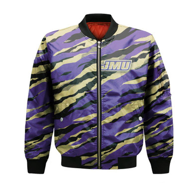 James Madison Dukes Bomber Jacket Sport Style Keep Go On - NCAA