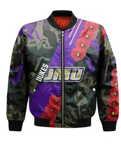 James Madison Dukes Bomber Sport Style Keep Go on- NCAA