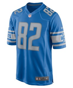 James Mitchell Detroit Lions Player Game Jersey - Blue