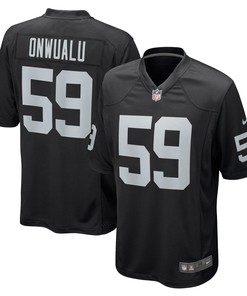 James Onwualu Las Vegas Raiders Game Jersey - Black Nfl