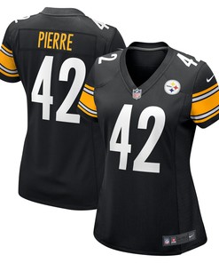 James Pierre Pittsburgh Steelers Womens Team Game Jersey - Black Nfl
