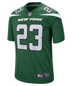 James Robinson 23 New York Jets Game Player Jersey - Gotham Green