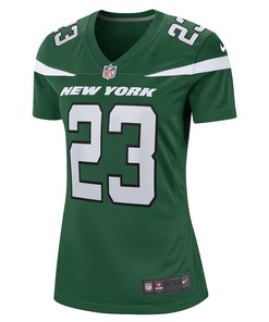 James Robinson 23 New York Jets Women's Game Player Jersey - Gotham Green