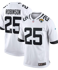 James Robinson Jacksonville Jaguars Game Jersey - White Nfl