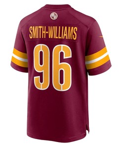 James Smith-Williams Washington Commanders Game Player Jersey - Burgundy