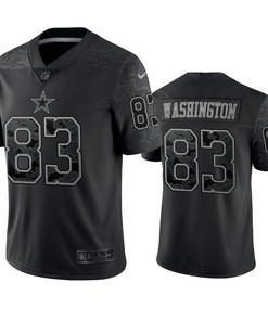 James Washington 83 Dallas Cowboys Black Reflective Limited Jersey - Men