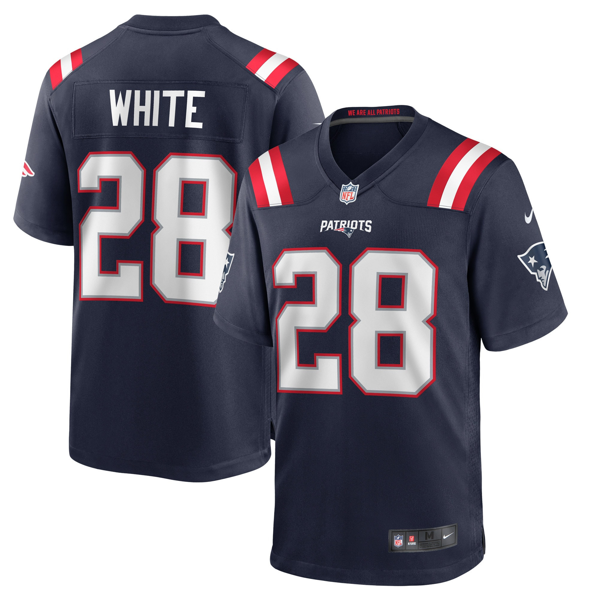 James White New England Patriots Game Player Jersey - Navy Nfl