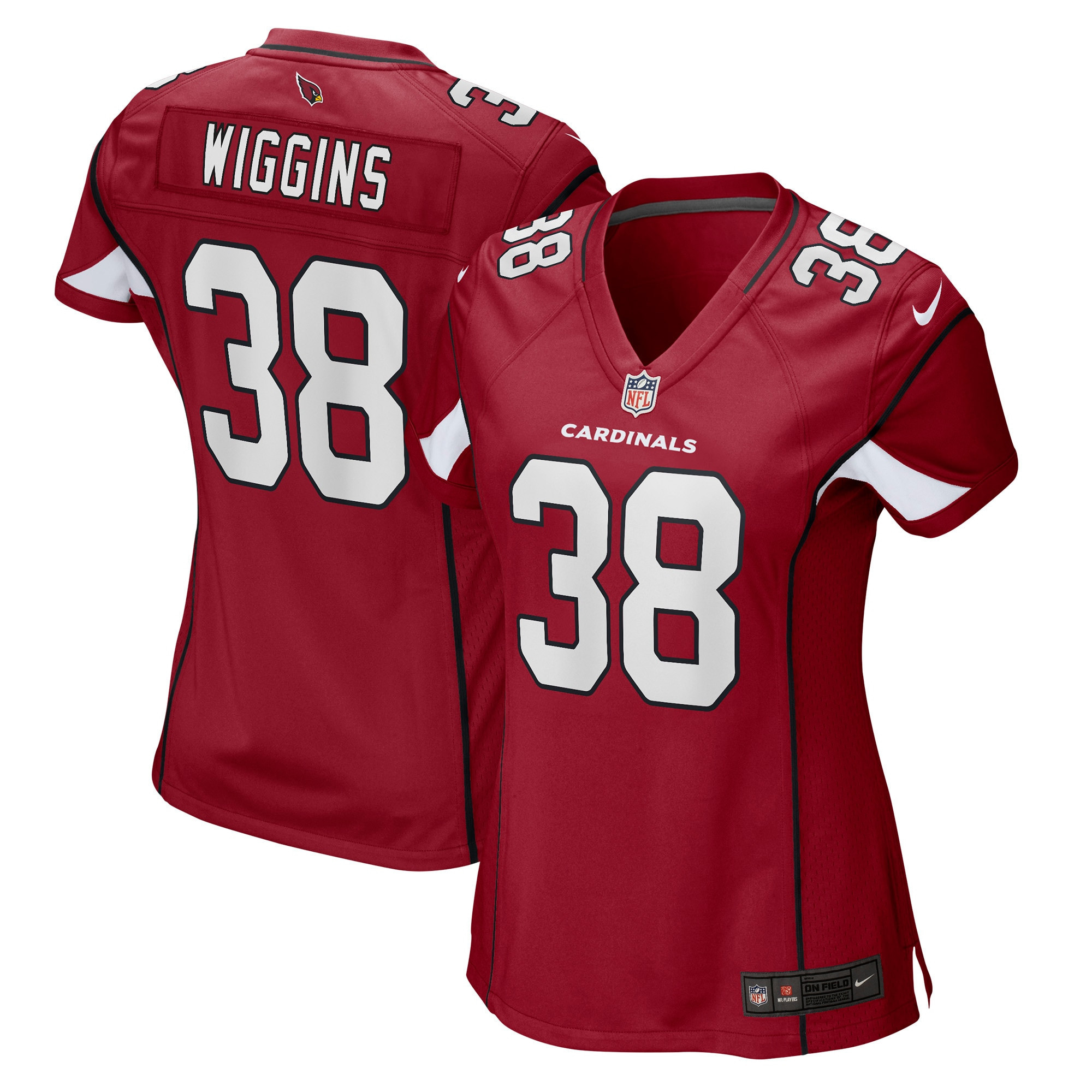James Wiggins Arizona Cardinals Womens Game Jersey - Cardinal Nfl