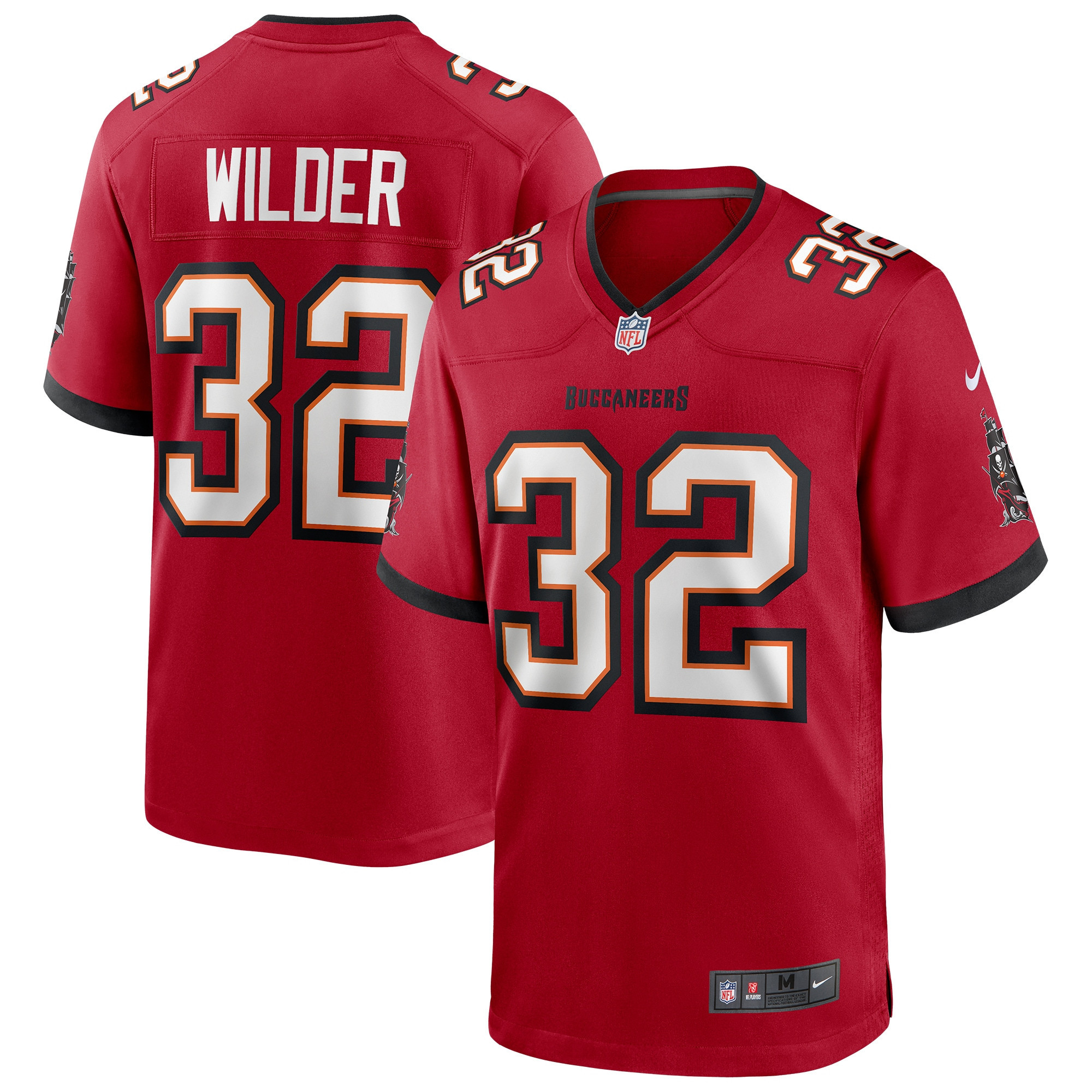 James Wilder Tampa Bay Buccaneers Game Retired Player Jersey - Red Nfl