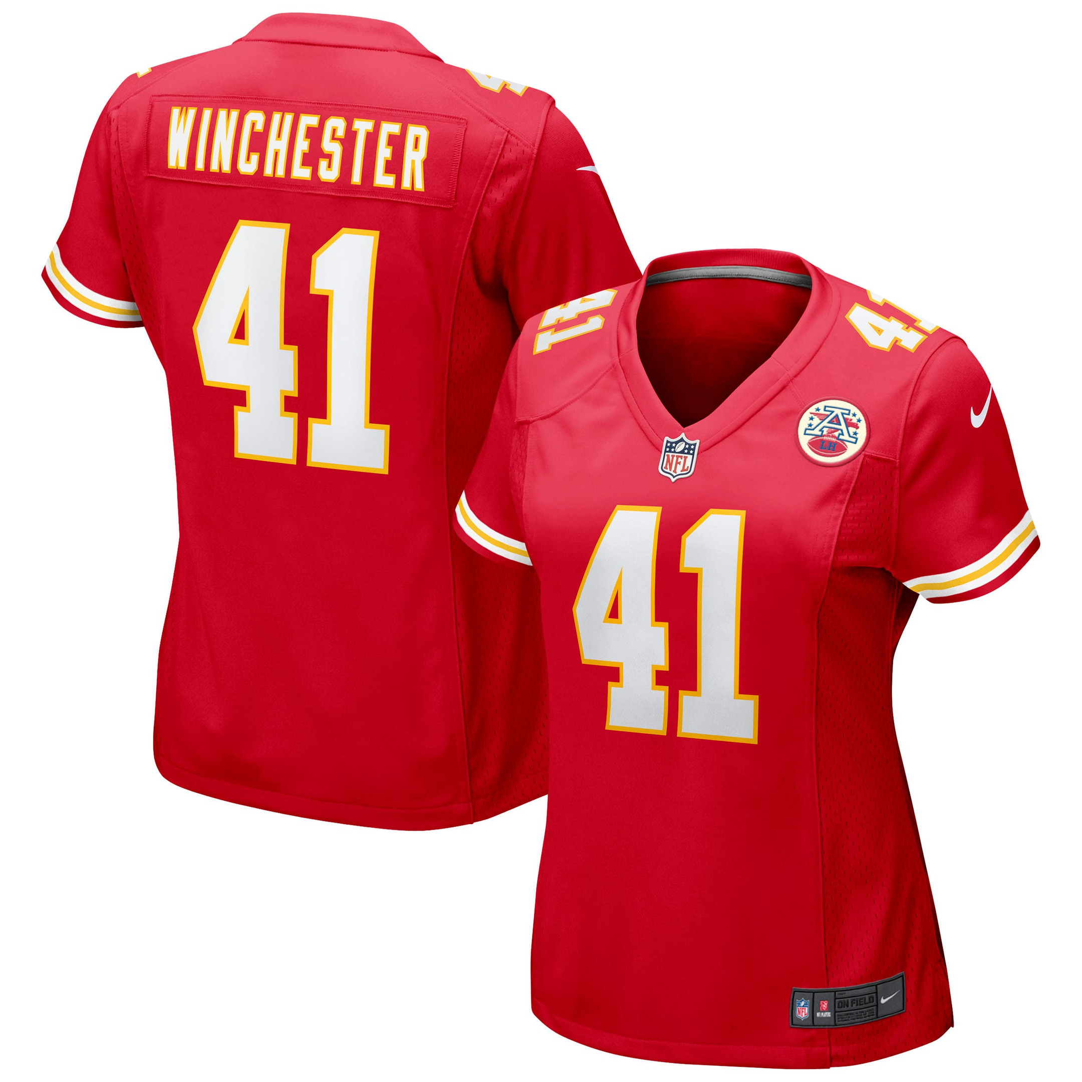 James Winchester Kansas City Chiefs Womens Game Jersey - Red Nfl