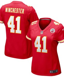 James Winchester Kansas City Chiefs Womens Game Jersey - Red Nfl