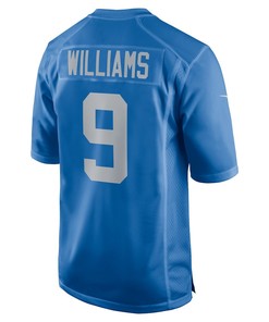 Jameson Williams 9 Detroit Lions Player Game Jersey - Blue