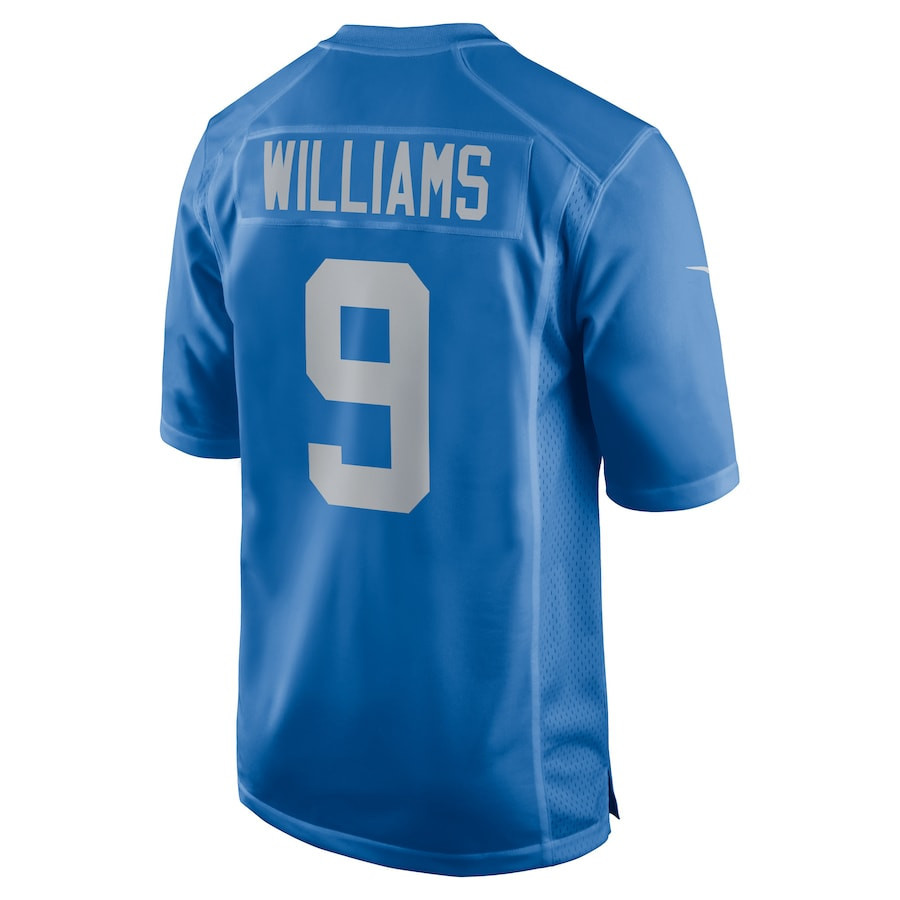 Jameson Williams 9 Detroit Lions Player Game Jersey - Blue
