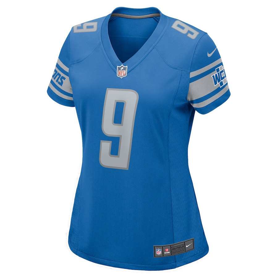 Jameson Williams 9 Detroit Lions Women's Player Game Jersey - Blue