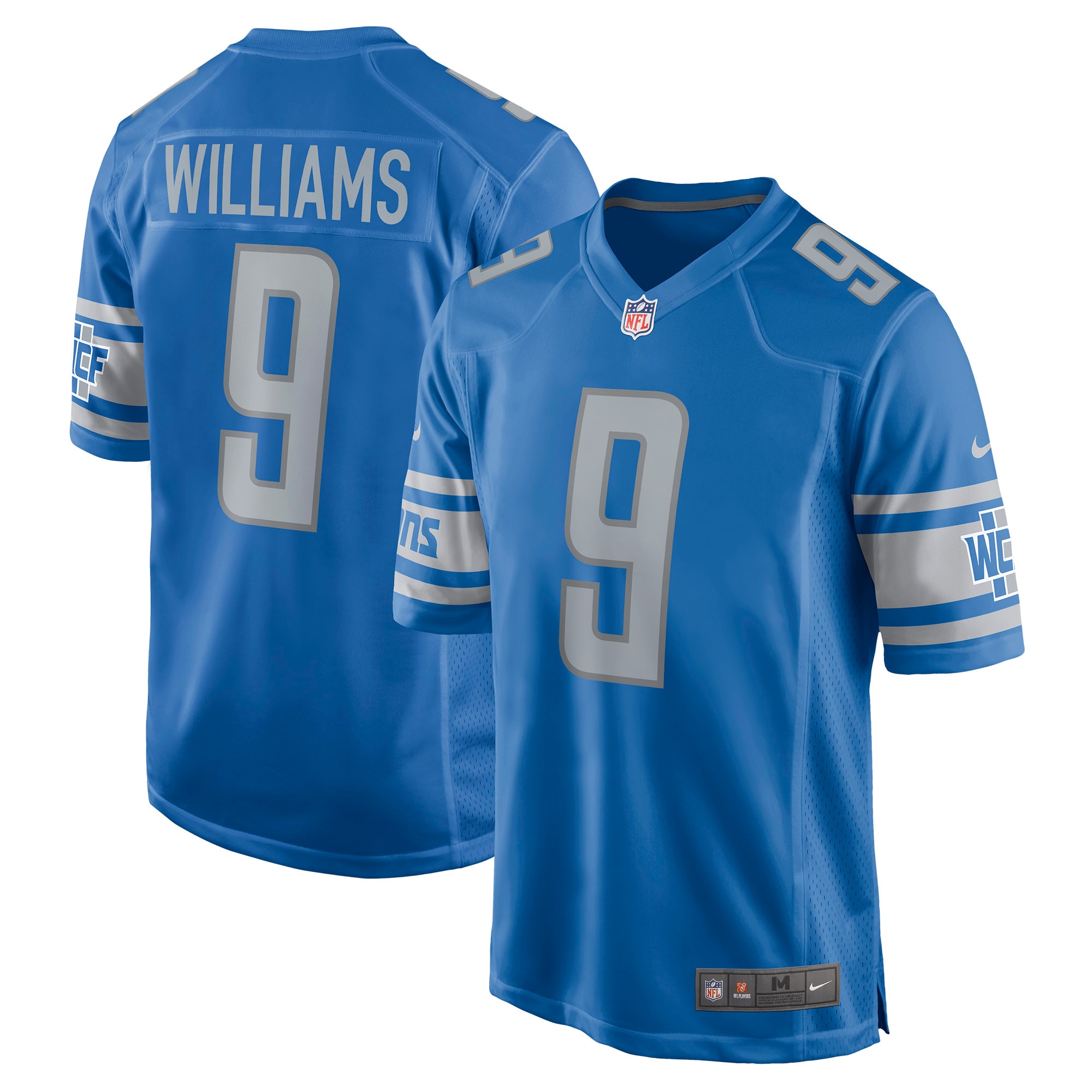 Jameson Williams Detroit Lions 2022 Nfl Draft First Round Pick Player Game Jersey - Blue