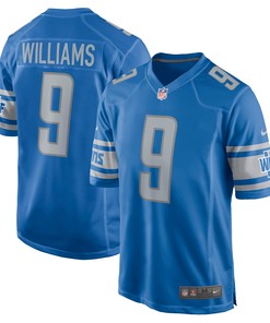 Jameson Williams Detroit Lions 2022 Nfl Draft First Round Pick Player Game Jersey - Blue