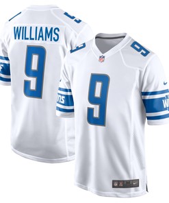Jameson Williams Detroit Lions Player Game Jersey White Nfl